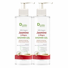 Jasmine and Moringa Shower Gel (Pack of 2)